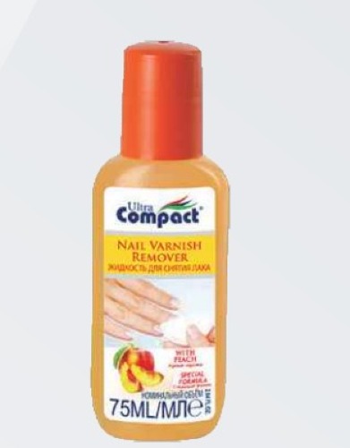 Nail Varnish Remover Peach 75ml