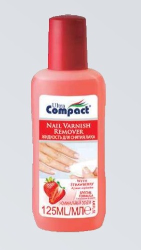 Nail Varnish Remover Strawberry 125ml