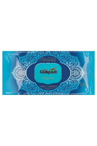 Ottoman Wet Wipes Turquoise 120pcs