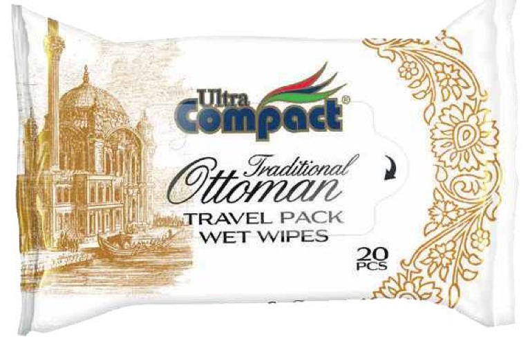 Ottoman Wet Wipes Traditional Travel Pack 20pcs