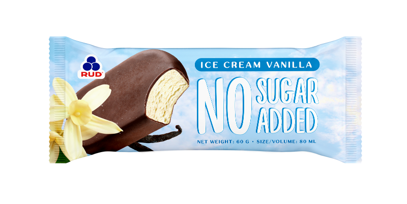 Ice Cream Vanilla No Sugar 60g