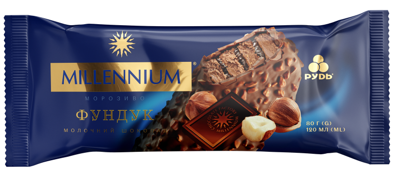 Eskimo Hazelnut & Milk Chocolate 80g