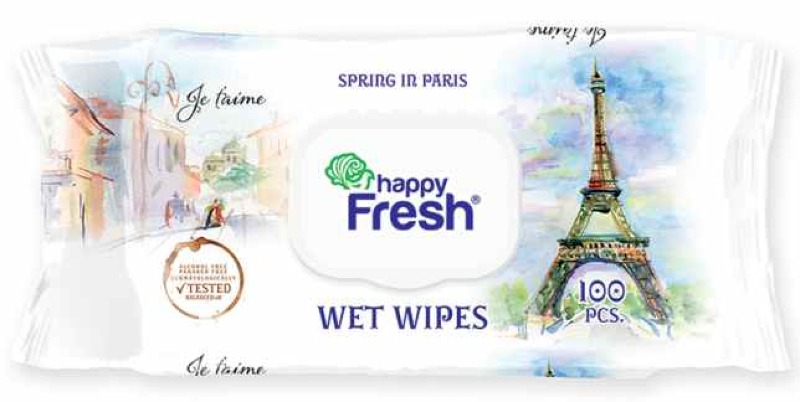Wet Wipes 100 pcs. - Spring in Paris